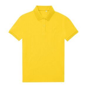 B&C Womens/Ladies My Eco Polo Shirt / Pop Yellow